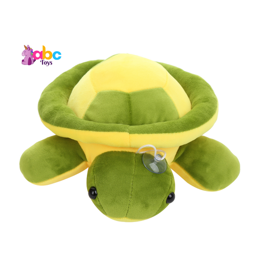 Handcrafted Soft Cotton Turtle In Green n Yellow