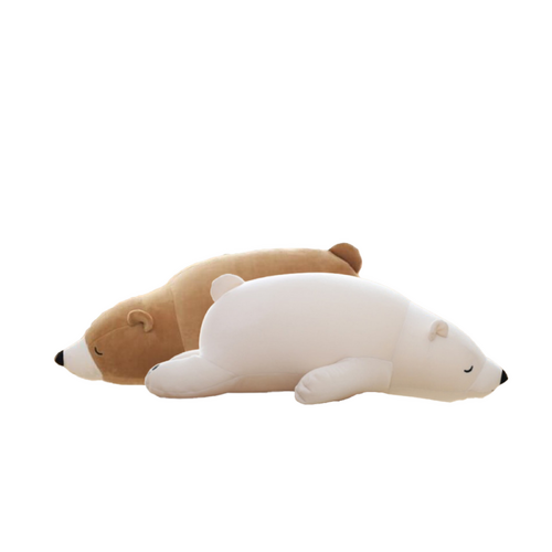 Sleeping Bear Plush Pillow | Assorted