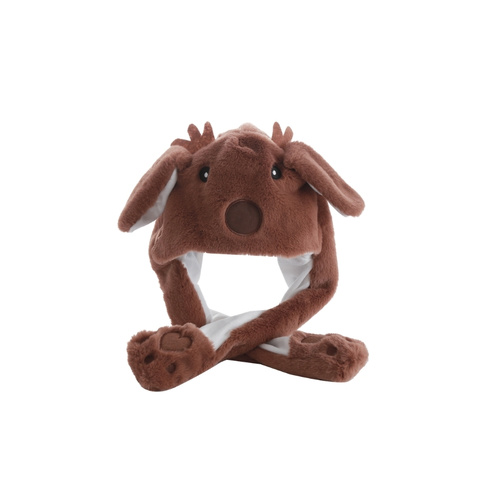Plush Reindeer Hat with Ears