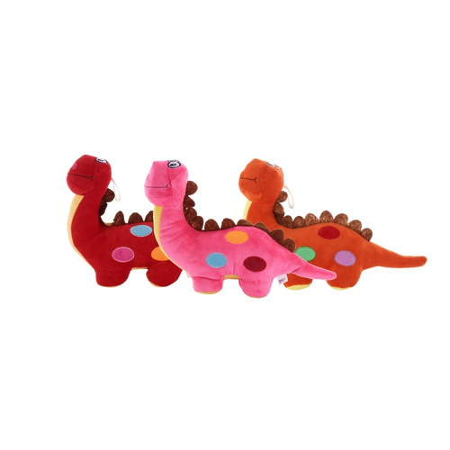 Dinosaur Plush Toy with Polka Dots | Assorted