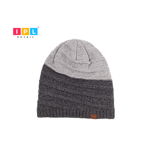 Chic Slouchy Duo-Tone Beanie