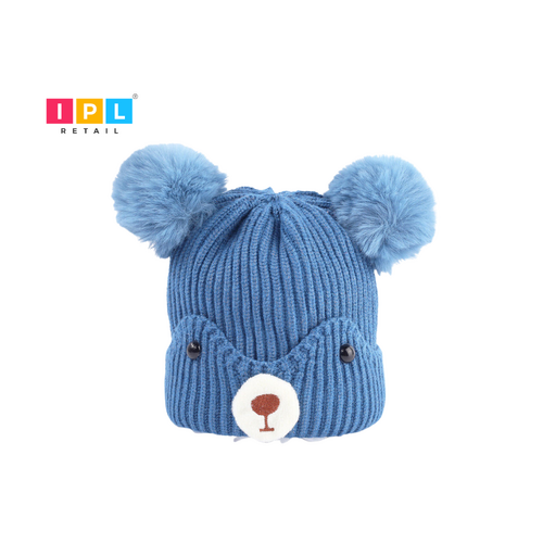 Teddy PomPom Beanie 