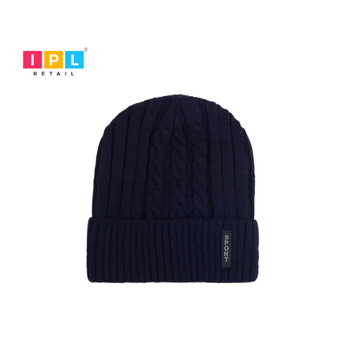 Wave Rider: Dark Blue Beanie