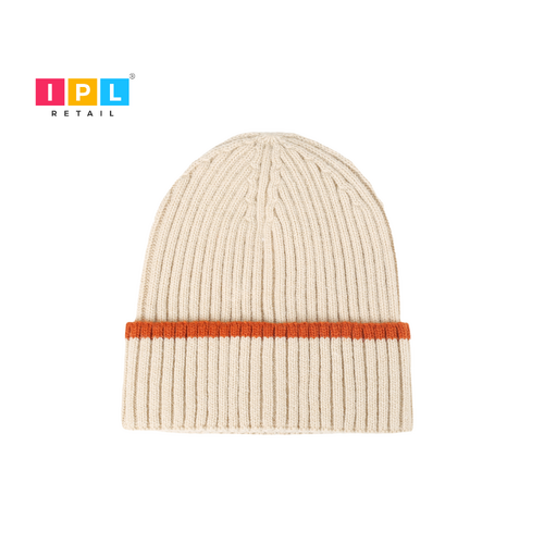 Striped Crafted Beanie