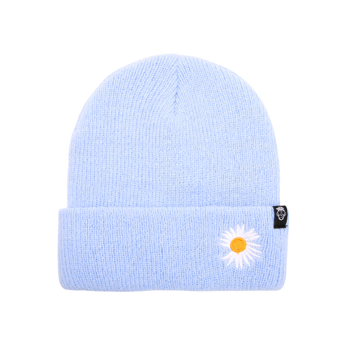 Daisy Calm Soft Blue Beanie