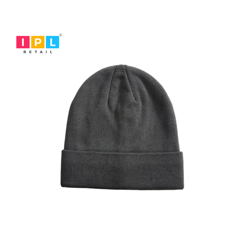 Grey Knit Beanie
