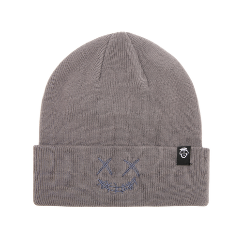 Muted Mood Smiley Knit Beanie