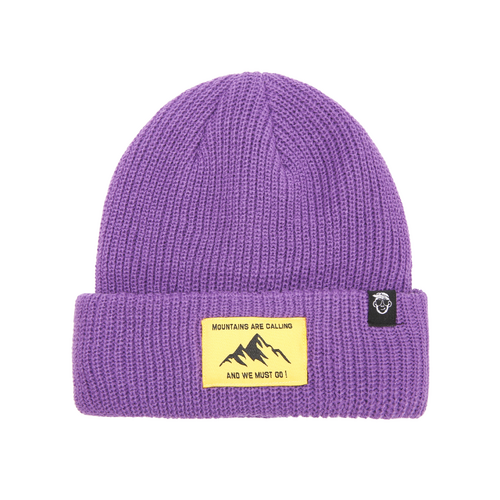 Purple Mountain Patch Street Beanie