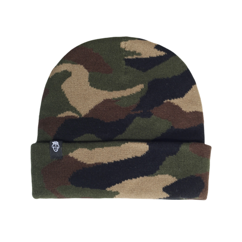 Camo Acrylic Knit Beanie 