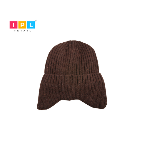 Brown Stripped Beanie
