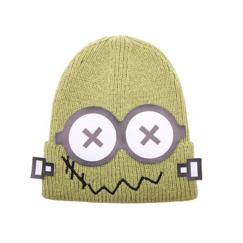 Funky Robot Cartoon Knit Beanie